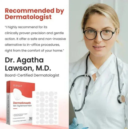 DERMA SMOOTH® SKIN TAG REMOVER PATCH – 72 Patches